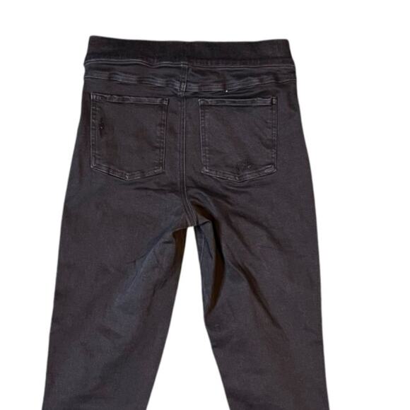 SPANX Black Distressed Skinny Jeans - Picture 9 of 12